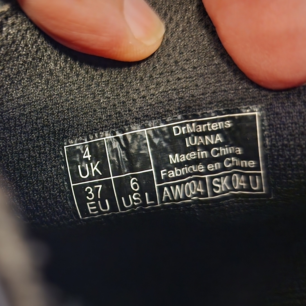 Preowned Dr Martens size 6 black‎ boots - Picture 8 of 8